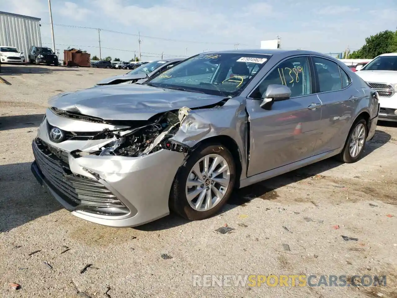 2 Photograph of a damaged car 4T1C11AKXNU623976 TOYOTA CAMRY 2022