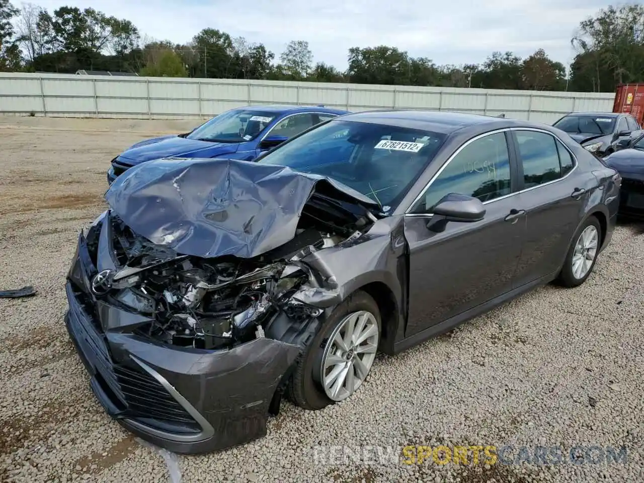 1 Photograph of a damaged car 4T1C11AKXNU624223 TOYOTA CAMRY 2022