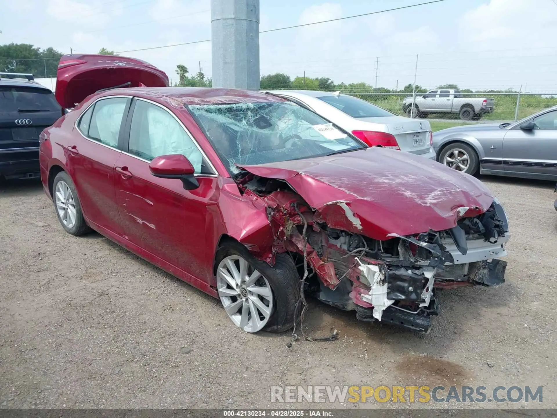1 Photograph of a damaged car 4T1C11AKXNU636839 TOYOTA CAMRY 2022