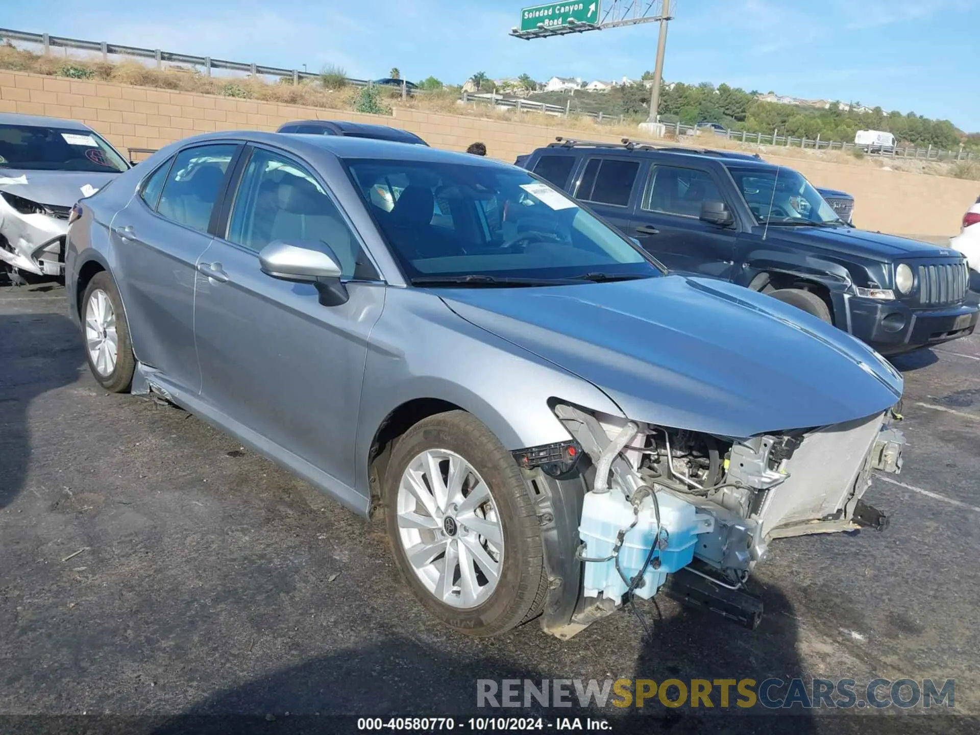 1 Photograph of a damaged car 4T1C11AKXNU674040 TOYOTA CAMRY 2022