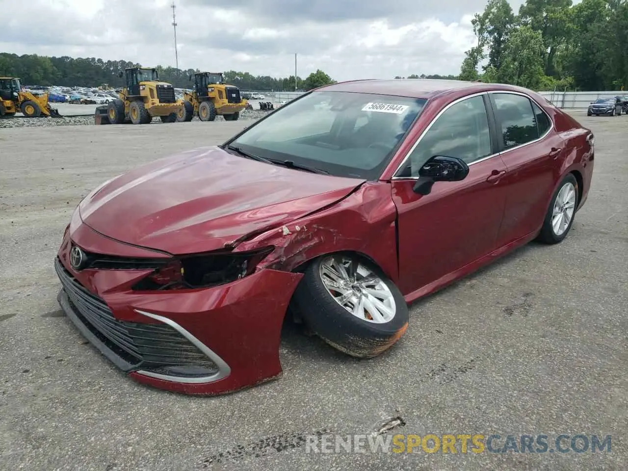 1 Photograph of a damaged car 4T1C11AKXNU683613 TOYOTA CAMRY 2022