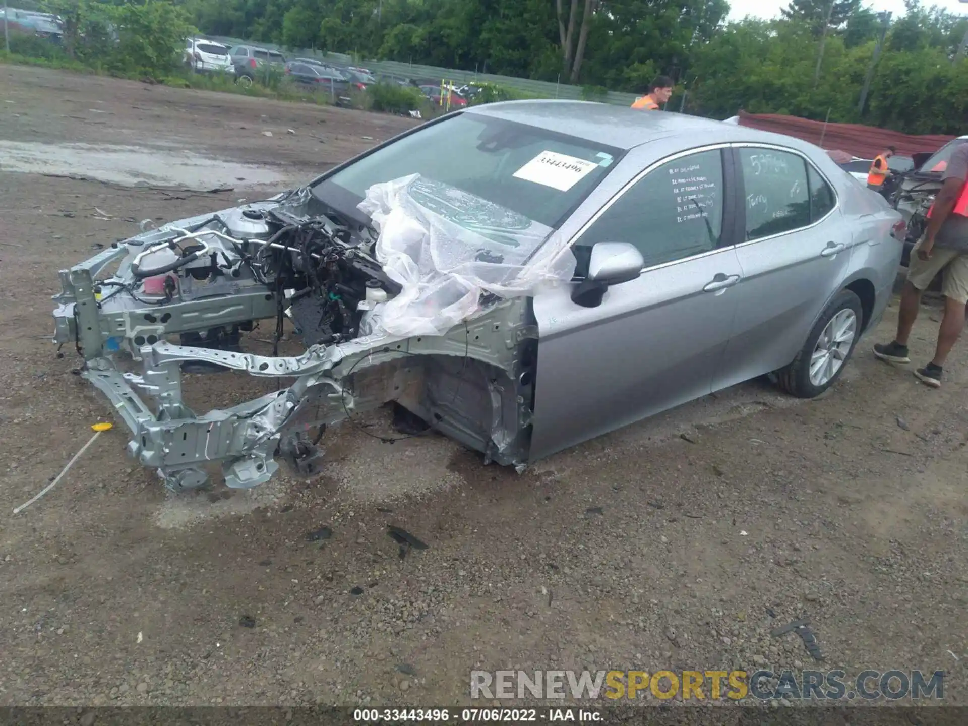 2 Photograph of a damaged car 4T1C11BK2NU052224 TOYOTA CAMRY 2022