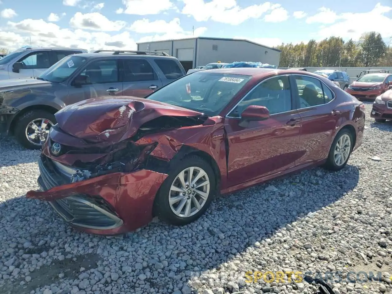 1 Photograph of a damaged car 4T1C11BK2NU058377 TOYOTA CAMRY 2022