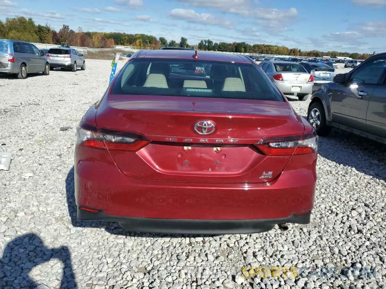 6 Photograph of a damaged car 4T1C11BK2NU058377 TOYOTA CAMRY 2022