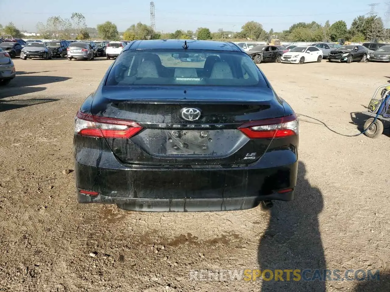 6 Photograph of a damaged car 4T1C11BK6NU049956 TOYOTA CAMRY 2022