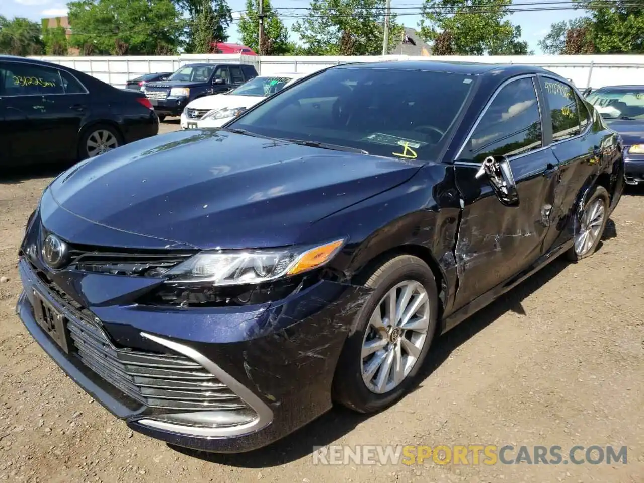 2 Photograph of a damaged car 4T1C11BKXNU053766 TOYOTA CAMRY 2022