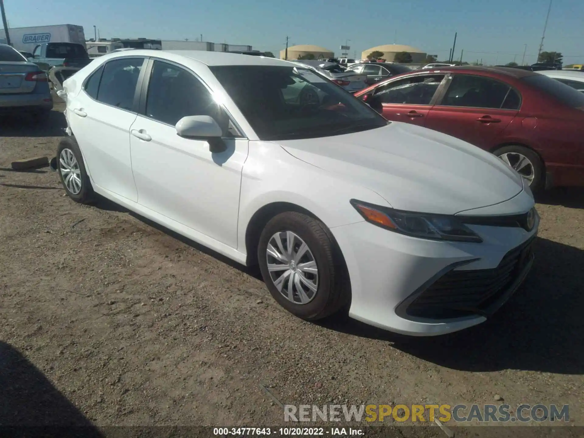 1 Photograph of a damaged car 4T1C31AK2NU572547 TOYOTA CAMRY 2022