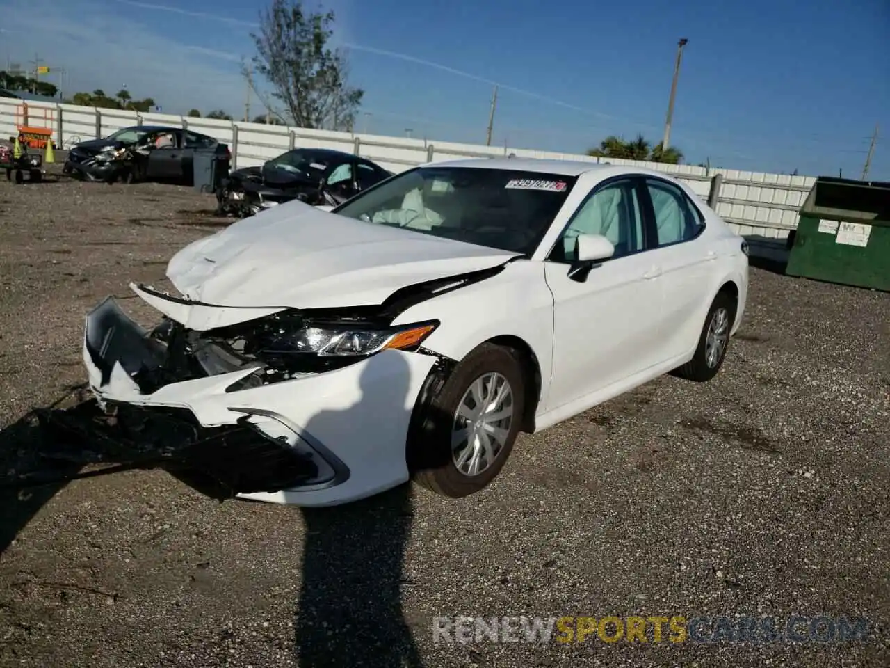 2 Photograph of a damaged car 4T1C31AK3NU578809 TOYOTA CAMRY 2022