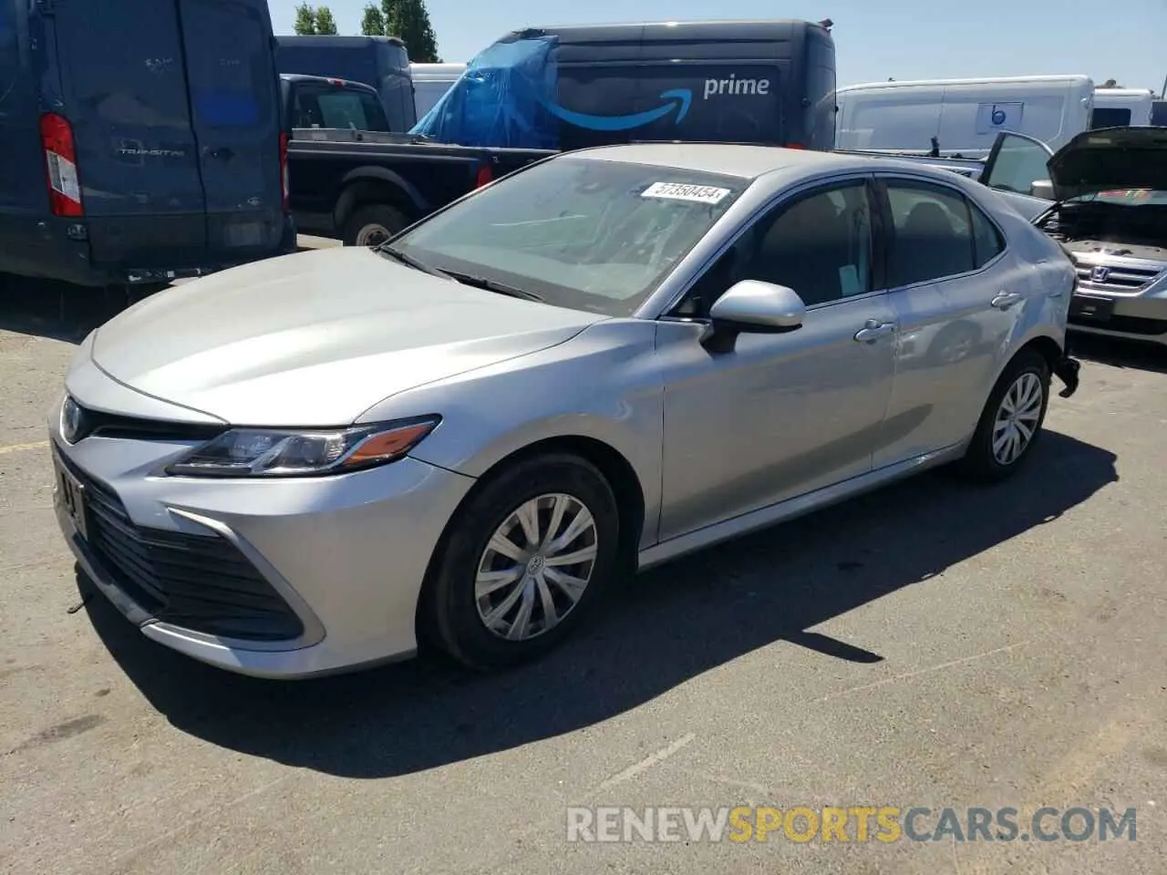 1 Photograph of a damaged car 4T1C31AK4NU584652 TOYOTA CAMRY 2022