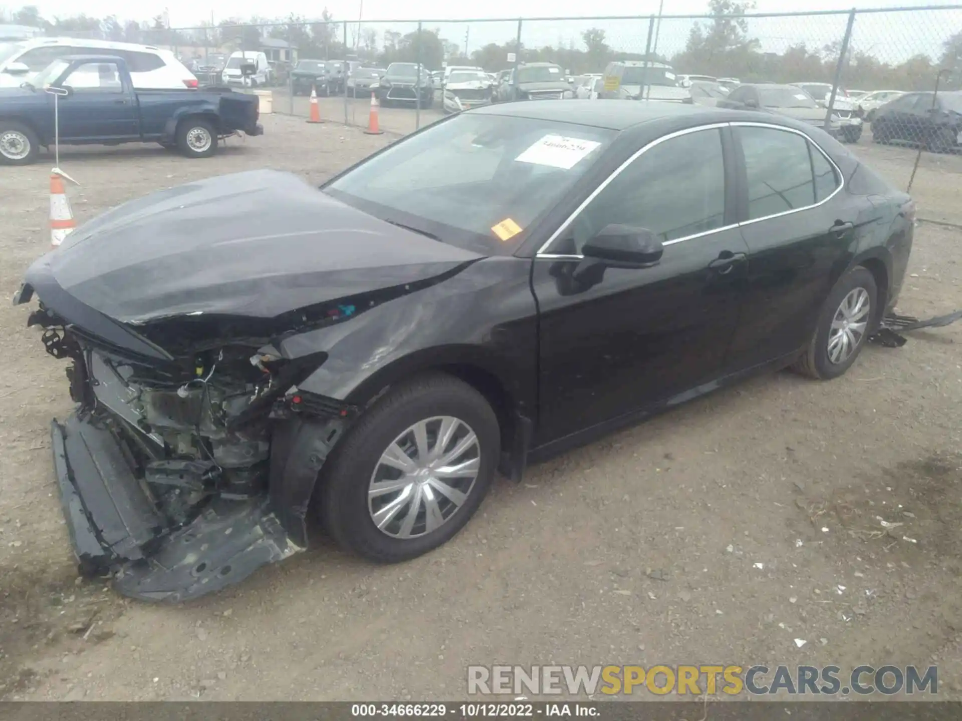 2 Photograph of a damaged car 4T1C31AK6NU591442 TOYOTA CAMRY 2022