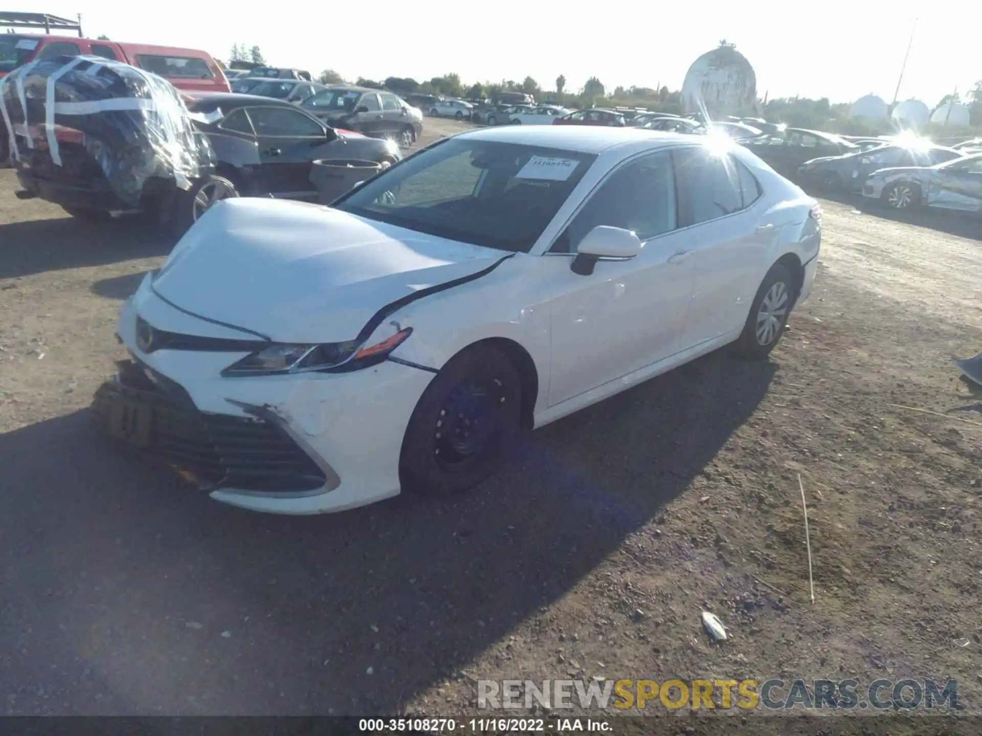 2 Photograph of a damaged car 4T1C31AK7NU572740 TOYOTA CAMRY 2022