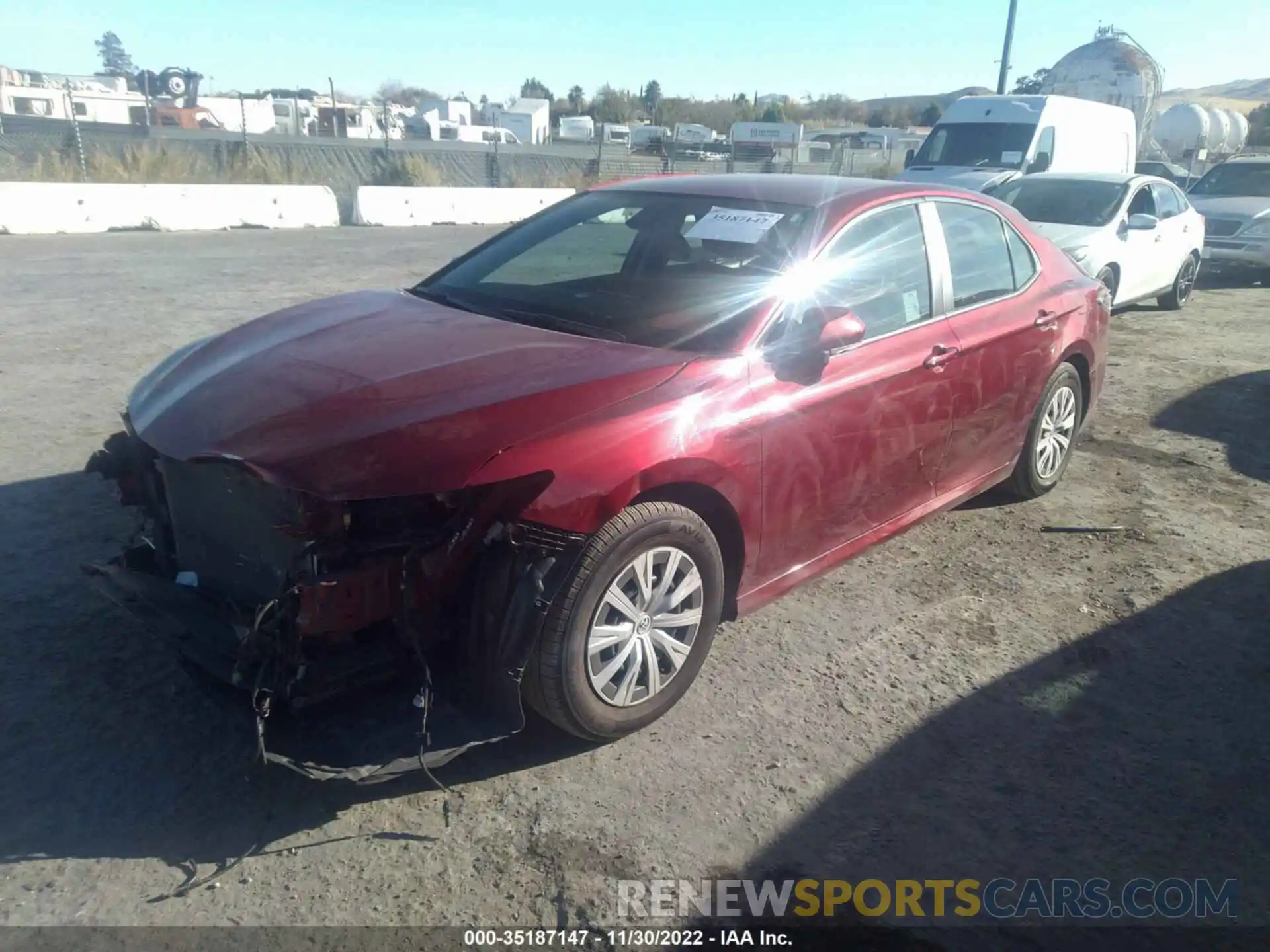 2 Photograph of a damaged car 4T1C31AK7NU574388 TOYOTA CAMRY 2022