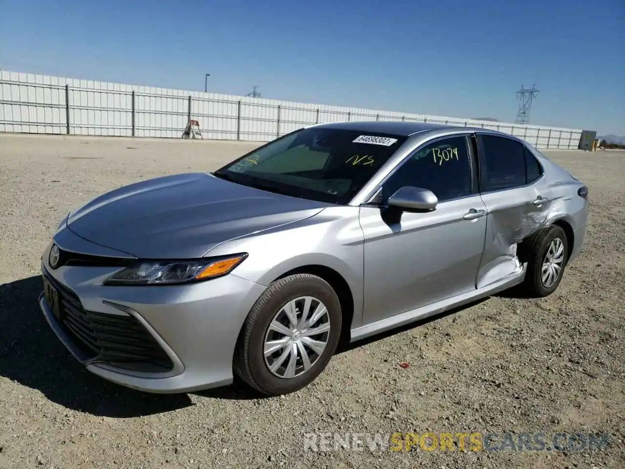 2 Photograph of a damaged car 4T1C31AK7NU598142 TOYOTA CAMRY 2022