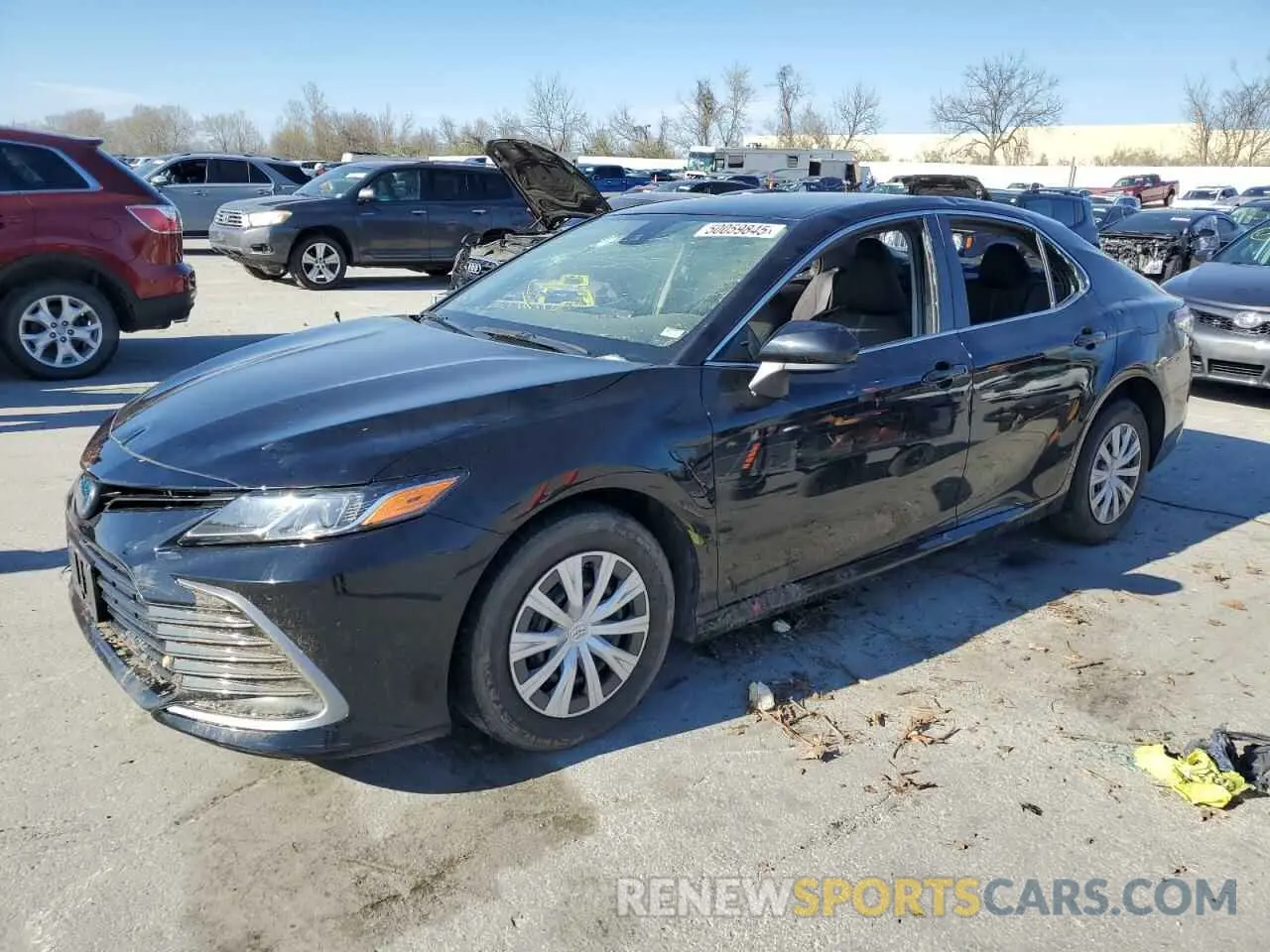 1 Photograph of a damaged car 4T1C31AK8NU570687 TOYOTA CAMRY 2022