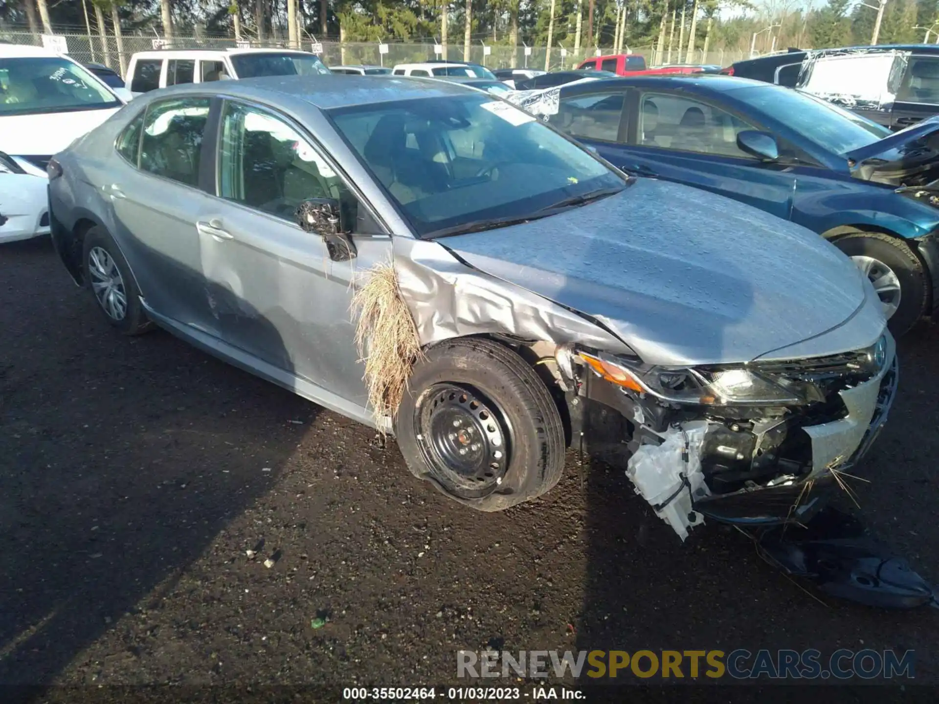 1 Photograph of a damaged car 4T1C31AK8NU571211 TOYOTA CAMRY 2022