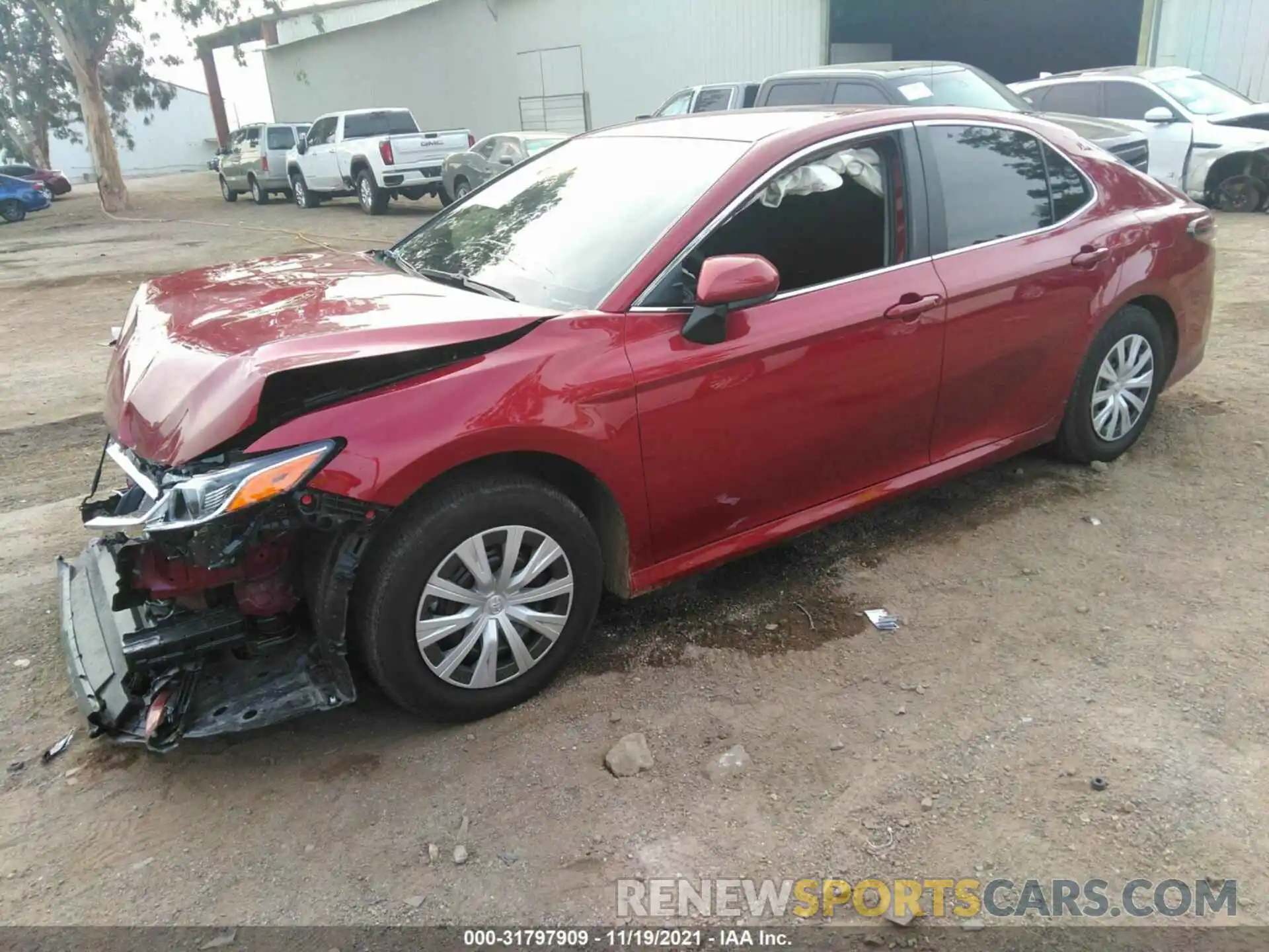 2 Photograph of a damaged car 4T1C31AK9NU572142 TOYOTA CAMRY 2022