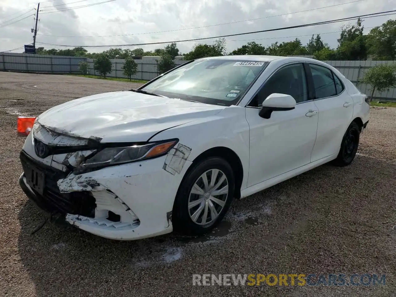 1 Photograph of a damaged car 4T1C31AKXNU578502 TOYOTA CAMRY 2022
