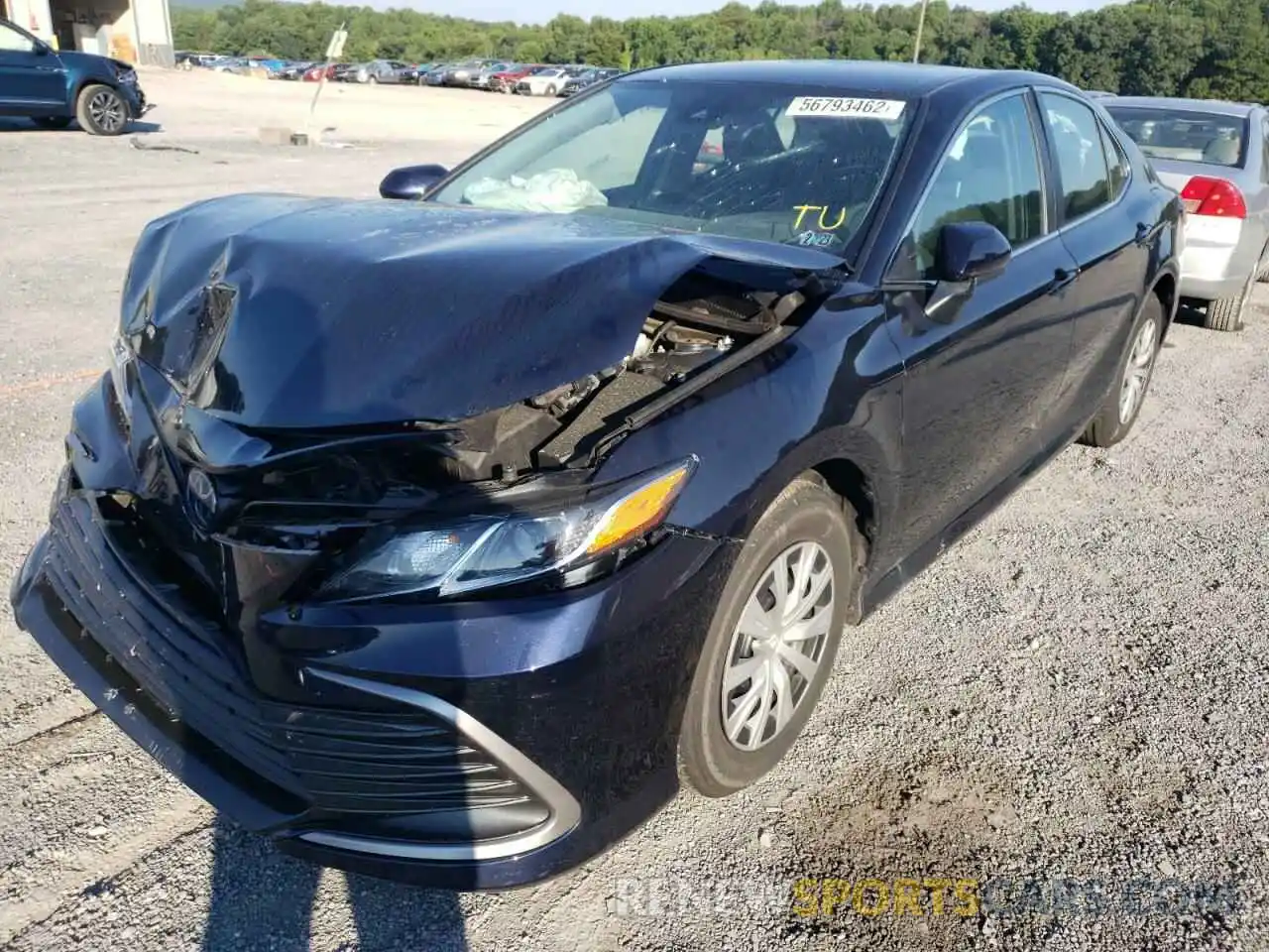 2 Photograph of a damaged car 4T1C31AKXNU582615 TOYOTA CAMRY 2022