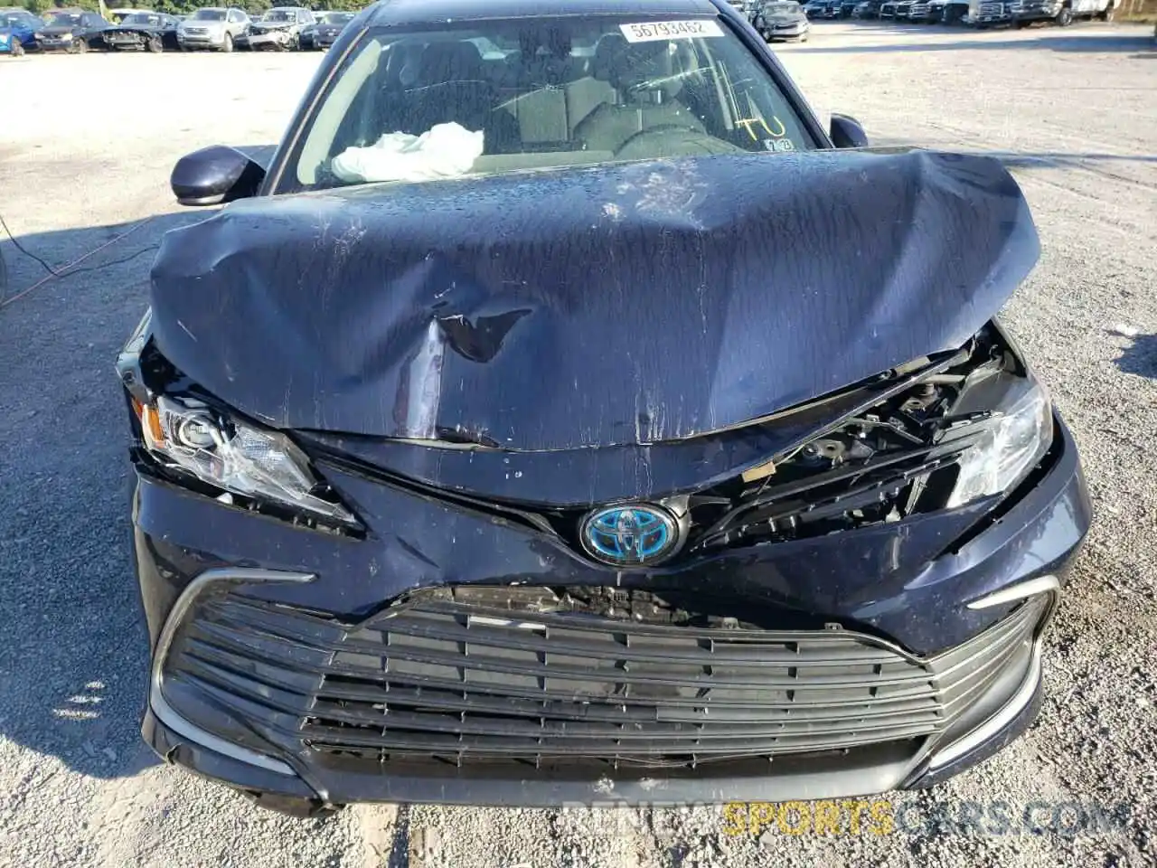 9 Photograph of a damaged car 4T1C31AKXNU582615 TOYOTA CAMRY 2022