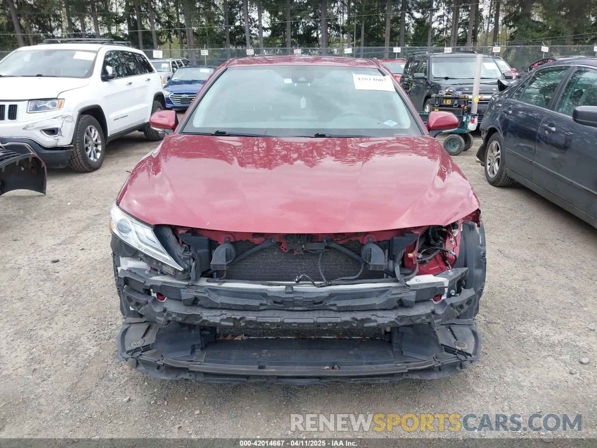 13 Photograph of a damaged car 4T1F11AK1NU030164 TOYOTA CAMRY 2022