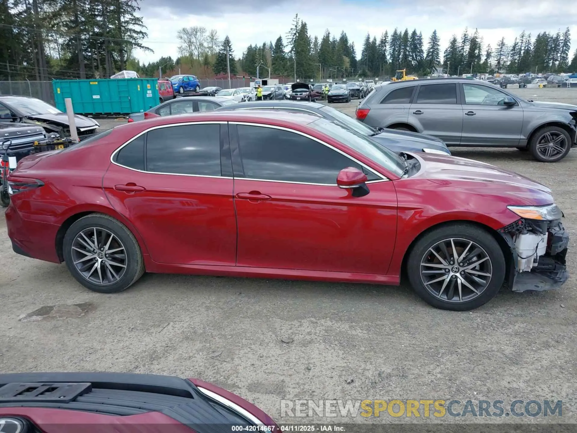 14 Photograph of a damaged car 4T1F11AK1NU030164 TOYOTA CAMRY 2022