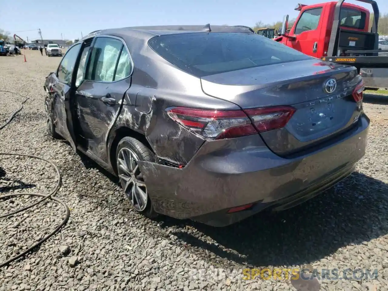 3 Photograph of a damaged car 4T1F11BK6NU056970 TOYOTA CAMRY 2022