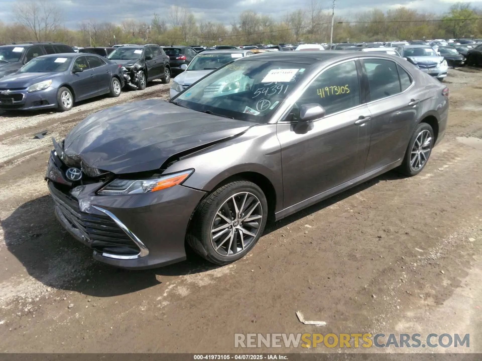 2 Photograph of a damaged car 4T1F11BK9NU052041 TOYOTA CAMRY 2022