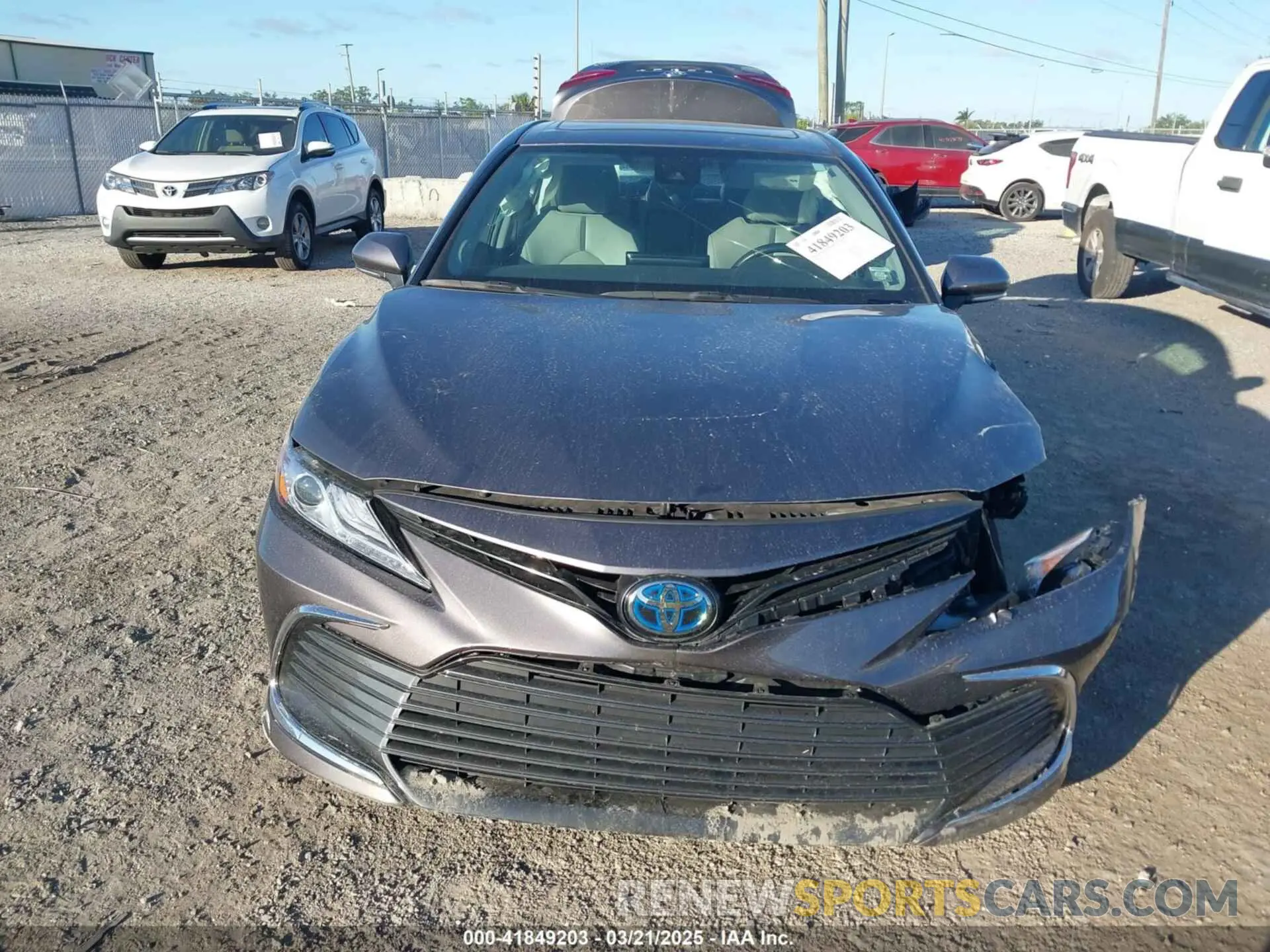 12 Photograph of a damaged car 4T1F31AK7NU575845 TOYOTA CAMRY 2022
