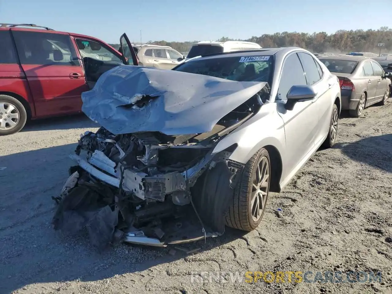 1 Photograph of a damaged car 4T1F31AK8NU577233 TOYOTA CAMRY 2022