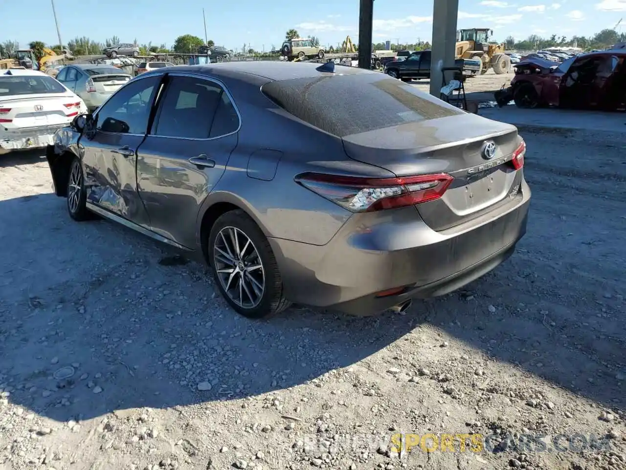 3 Photograph of a damaged car 4T1F31AK8NU578141 TOYOTA CAMRY 2022