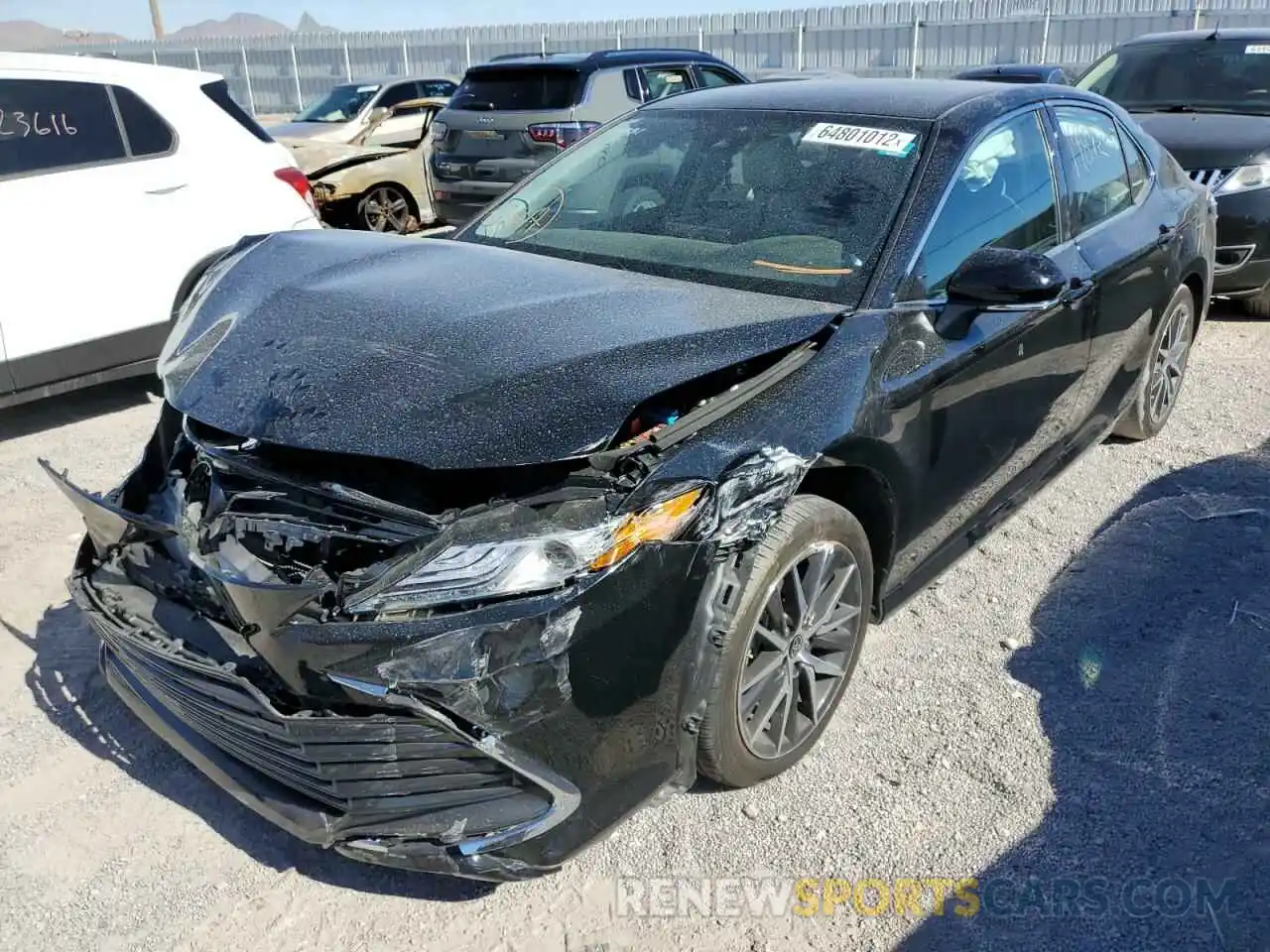 2 Photograph of a damaged car 4T1F31AK8NU578687 TOYOTA CAMRY 2022