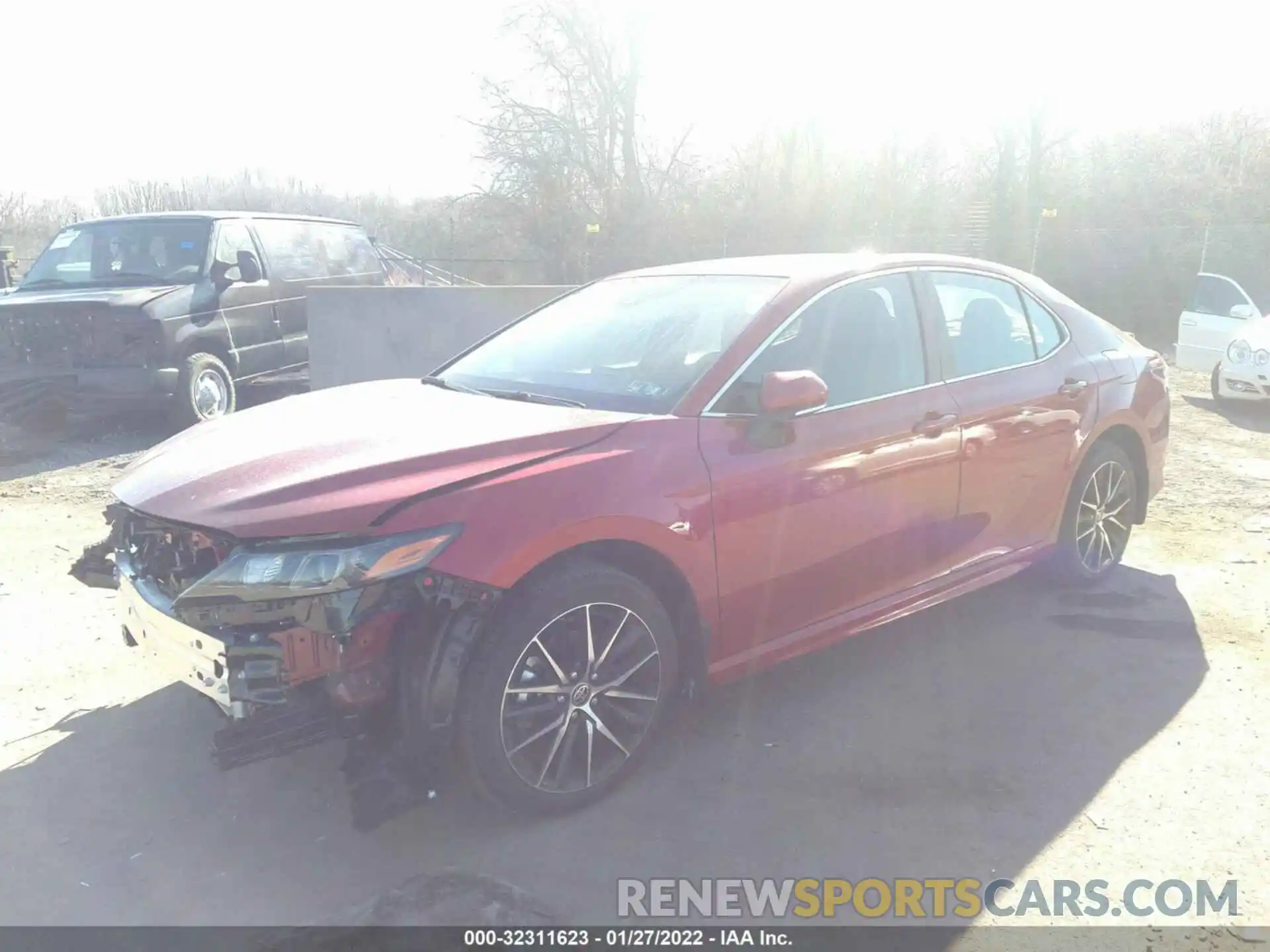 2 Photograph of a damaged car 4T1G11AK0NU014025 TOYOTA CAMRY 2022