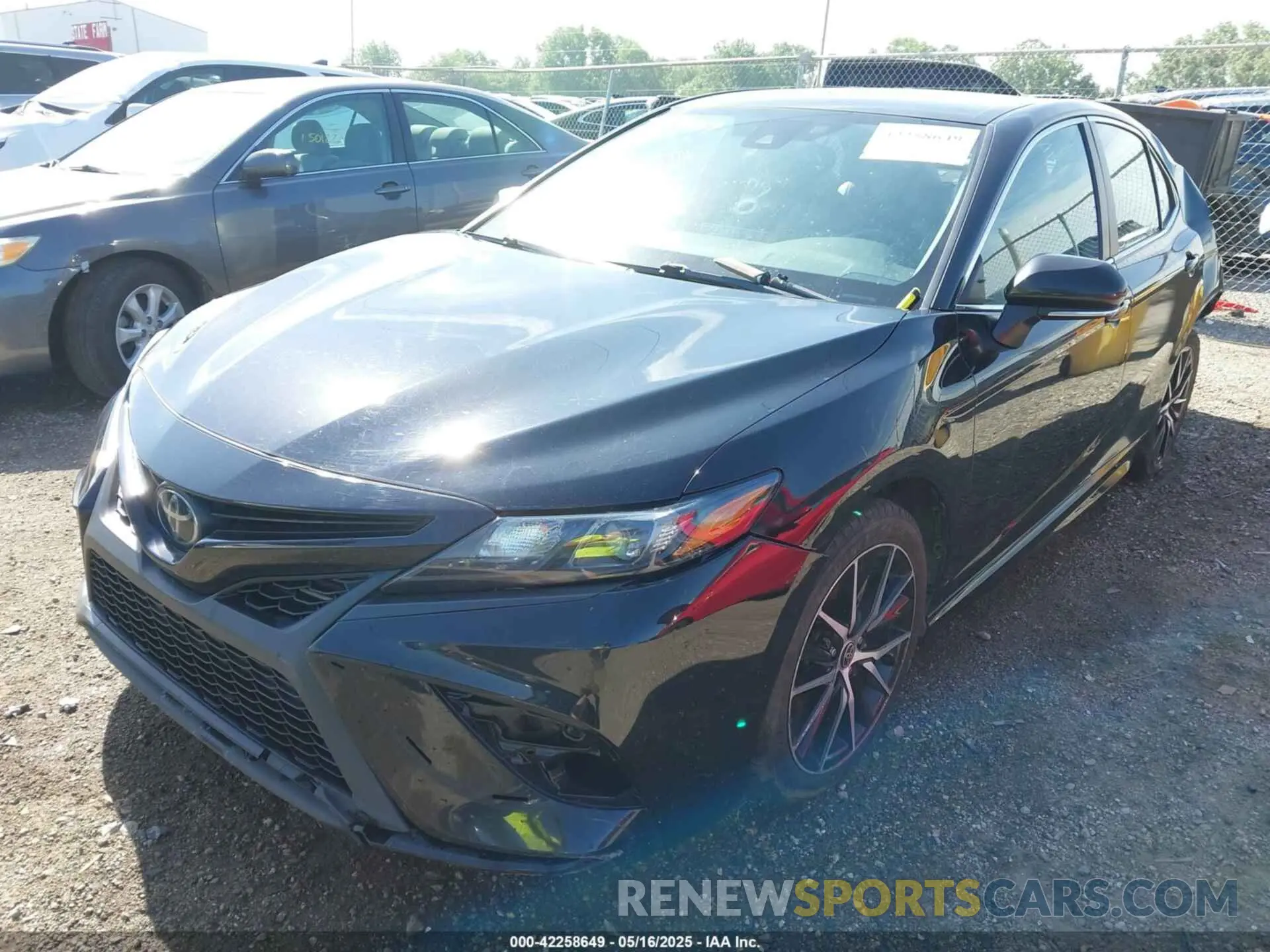 2 Photograph of a damaged car 4T1G11AK0NU017605 TOYOTA CAMRY 2022