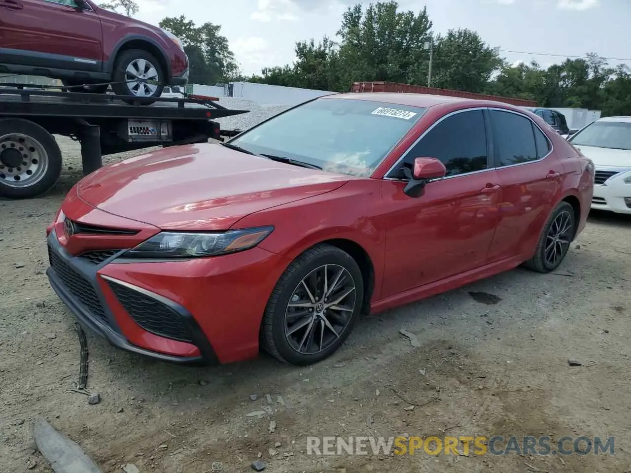 1 Photograph of a damaged car 4T1G11AK0NU031066 TOYOTA CAMRY 2022