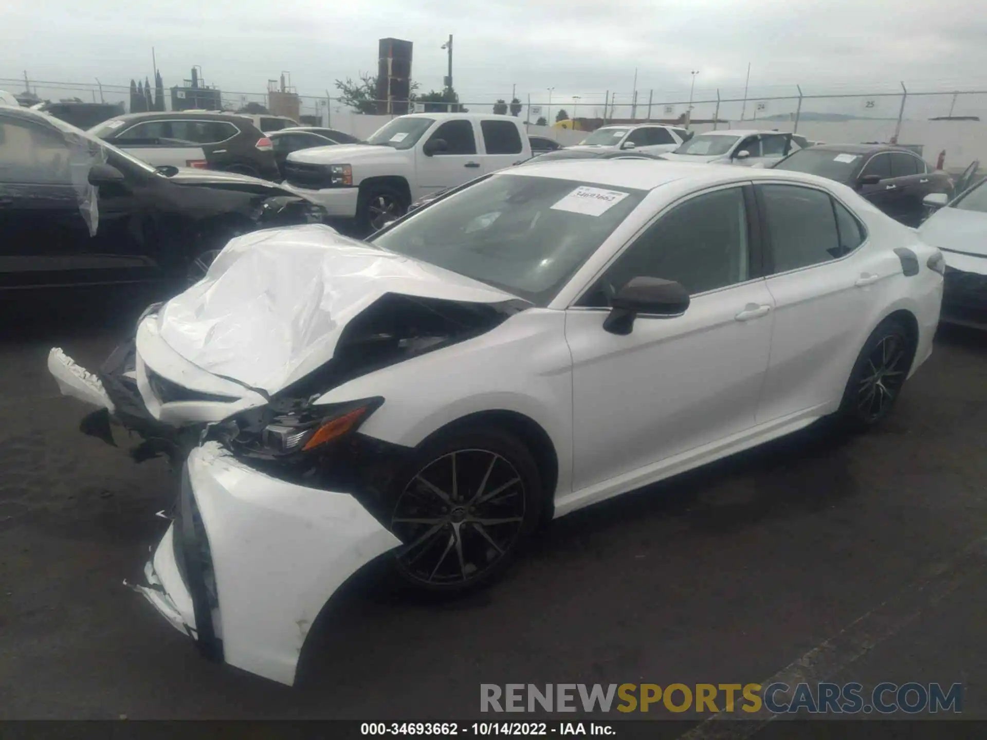 2 Photograph of a damaged car 4T1G11AK0NU048532 TOYOTA CAMRY 2022