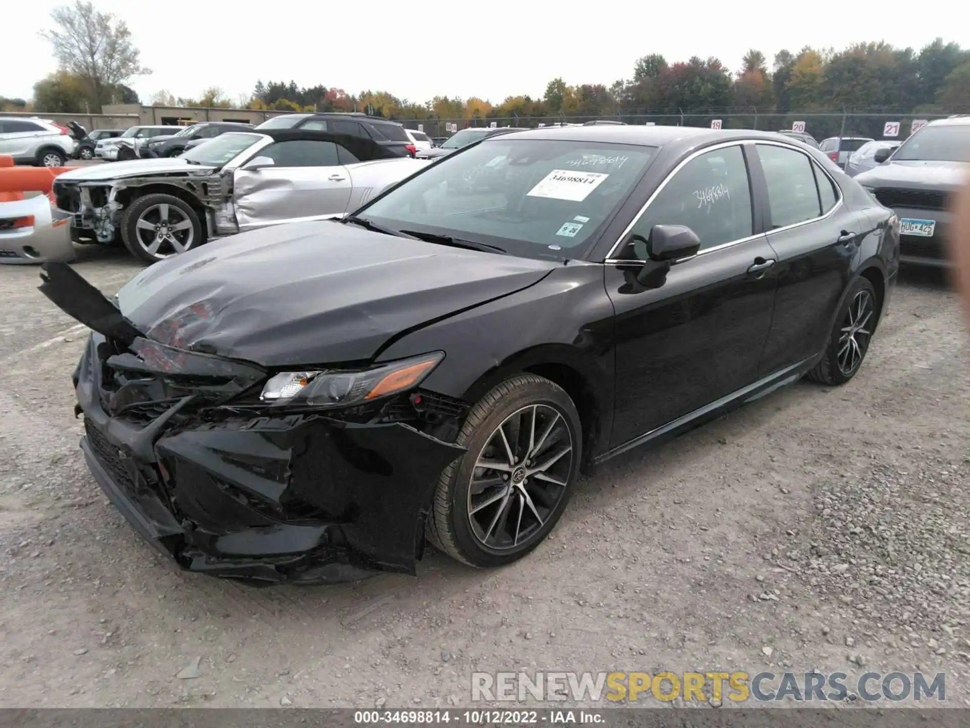 2 Photograph of a damaged car 4T1G11AK0NU623034 TOYOTA CAMRY 2022