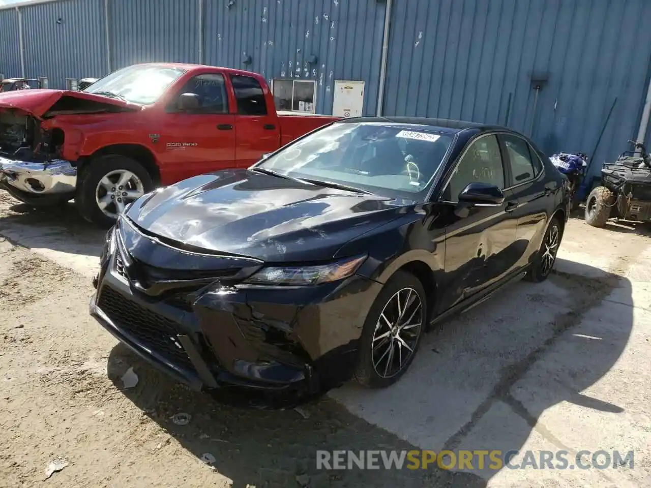 2 Photograph of a damaged car 4T1G11AK0NU625754 TOYOTA CAMRY 2022