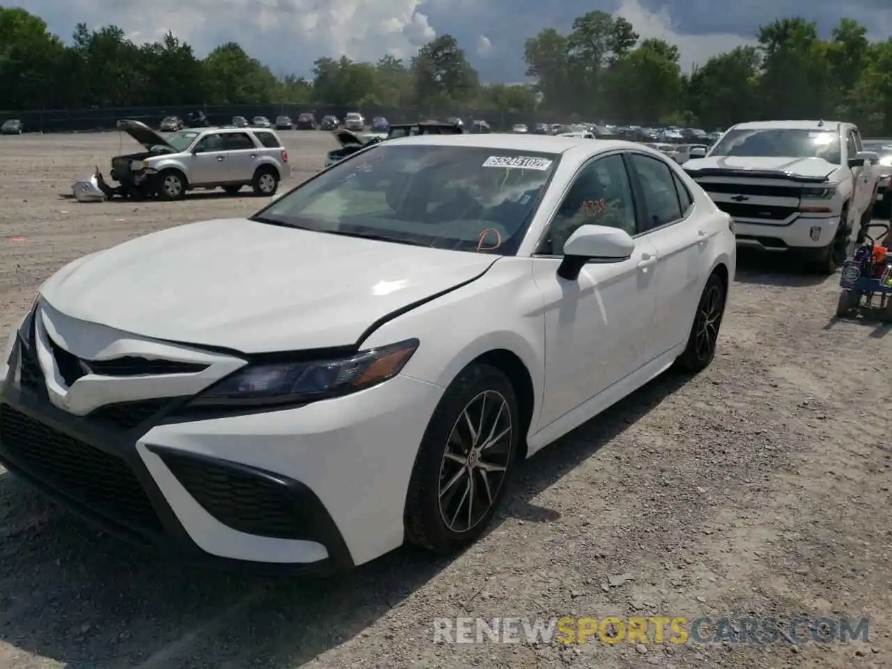 2 Photograph of a damaged car 4T1G11AK0NU660732 TOYOTA CAMRY 2022