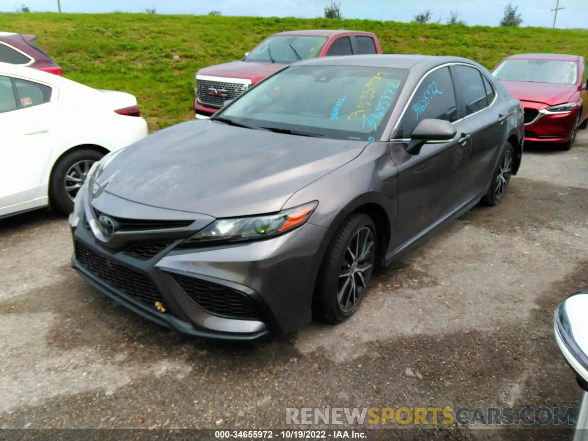 2 Photograph of a damaged car 4T1G11AK0NU678535 TOYOTA CAMRY 2022