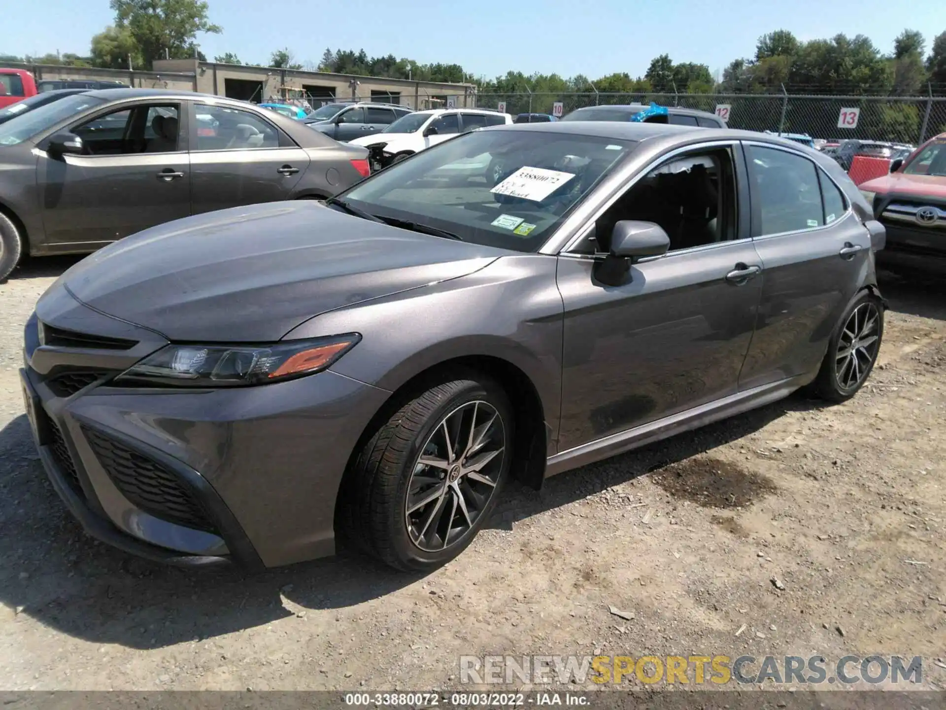 2 Photograph of a damaged car 4T1G11AK0NU700033 TOYOTA CAMRY 2022