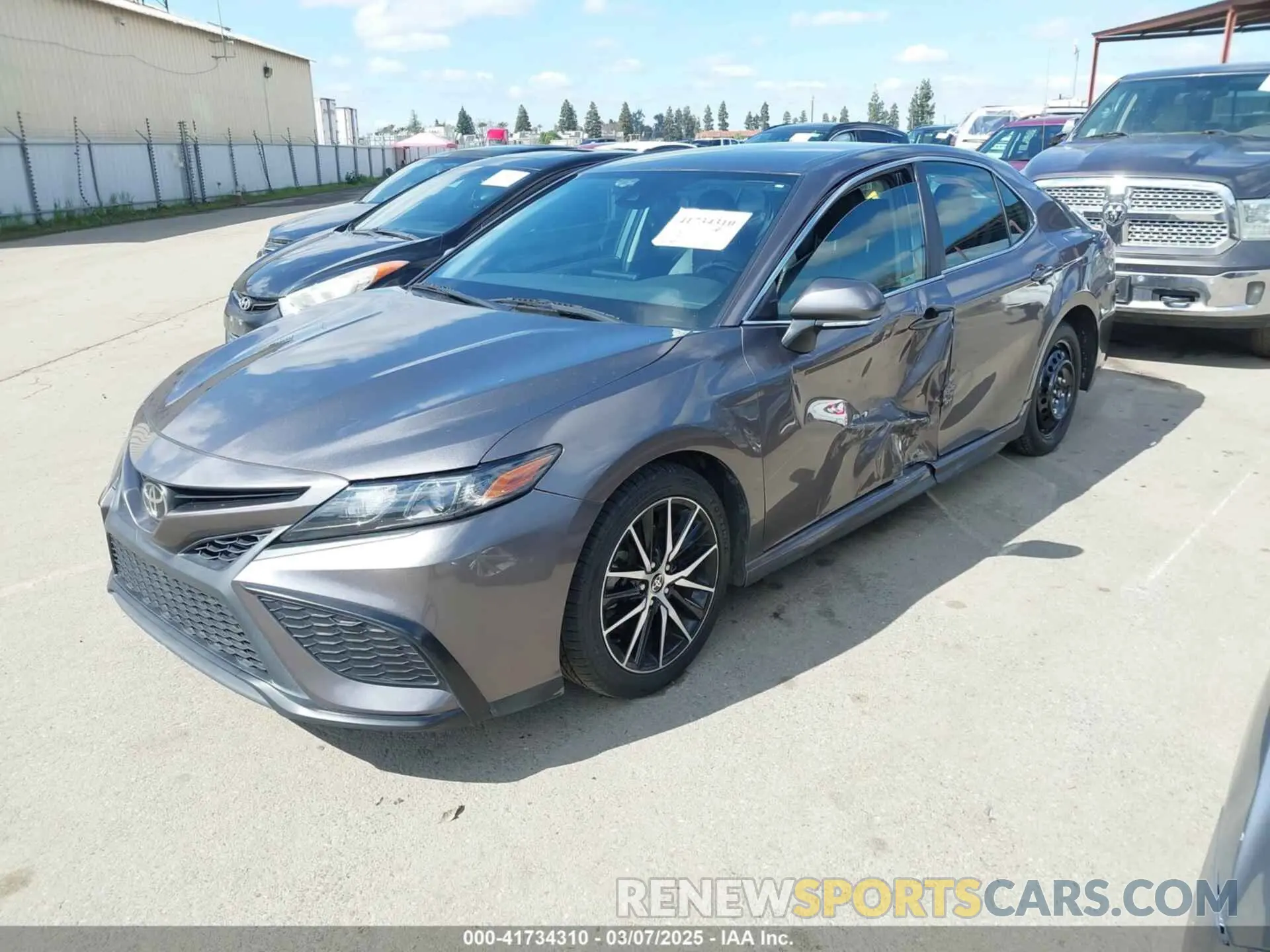 2 Photograph of a damaged car 4T1G11AK1NU499064 TOYOTA CAMRY 2022
