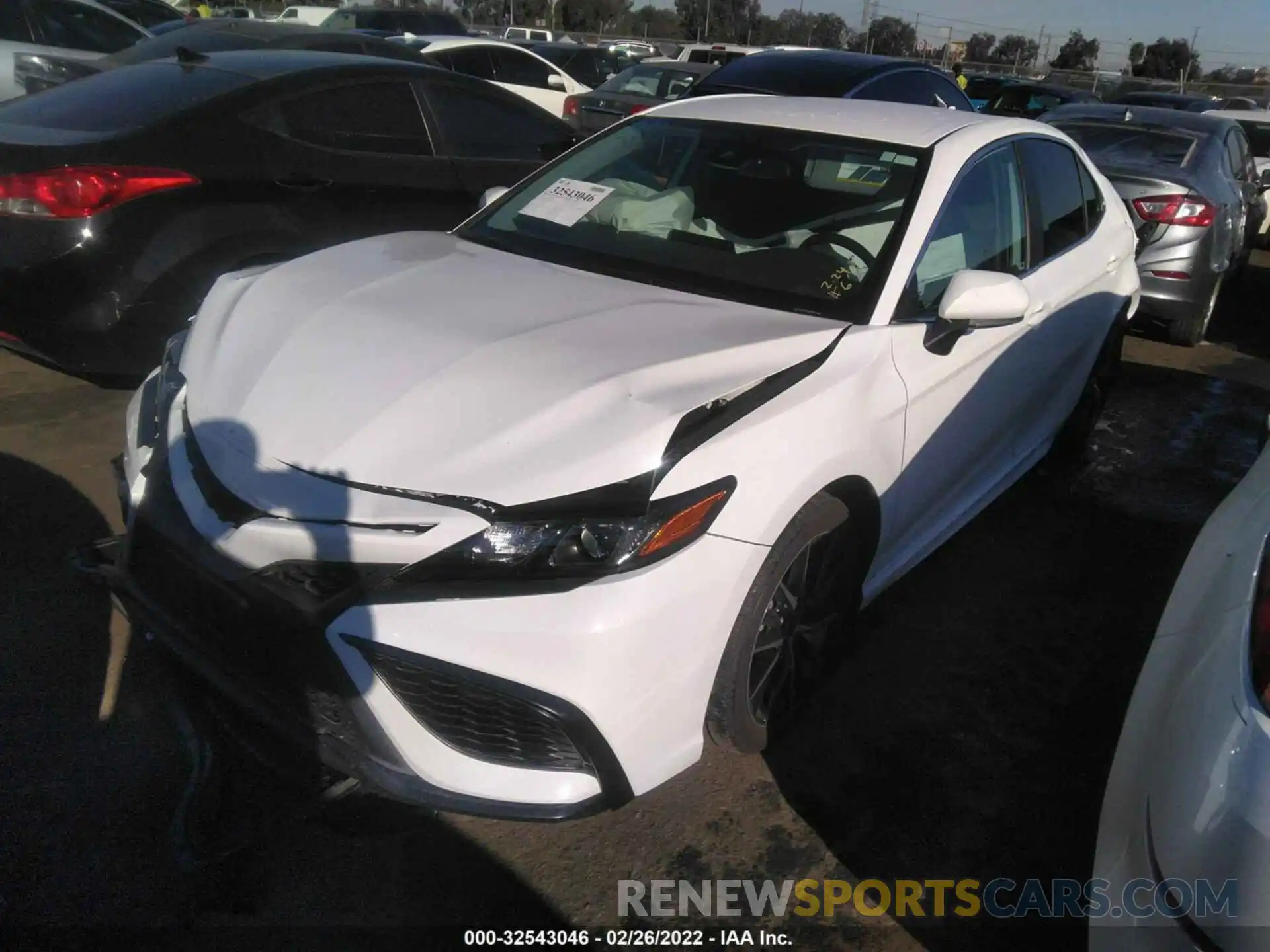 2 Photograph of a damaged car 4T1G11AK1NU626864 TOYOTA CAMRY 2022