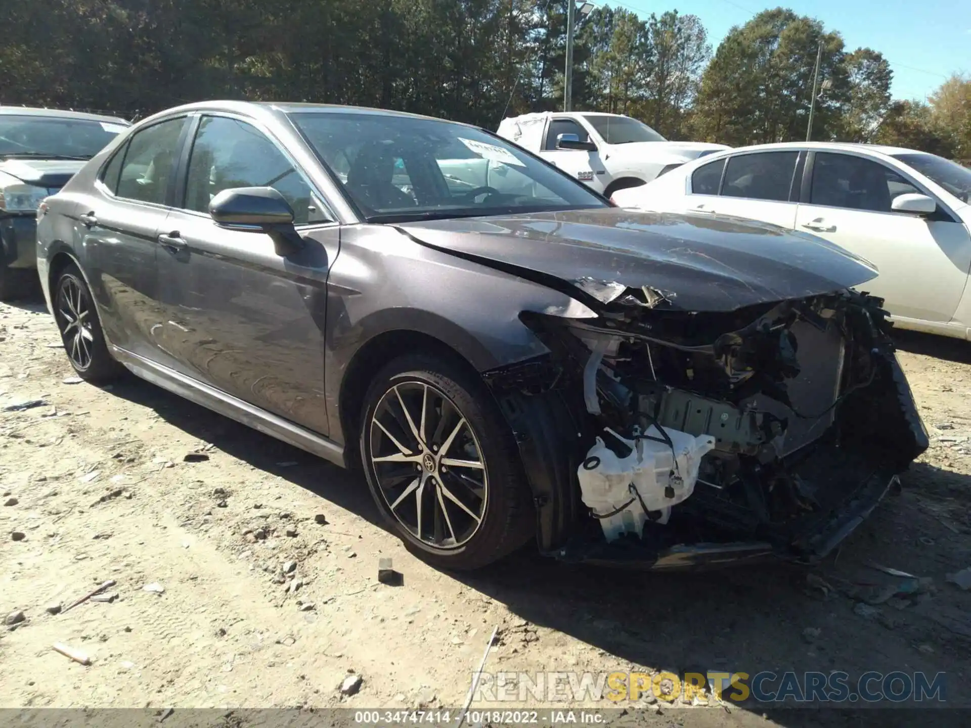 1 Photograph of a damaged car 4T1G11AK1NU643650 TOYOTA CAMRY 2022