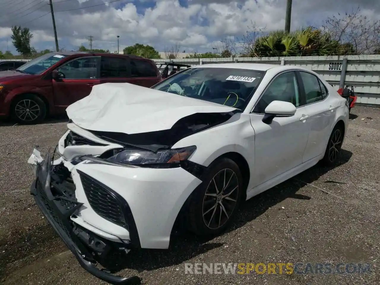 2 Photograph of a damaged car 4T1G11AK1NU645284 TOYOTA CAMRY 2022