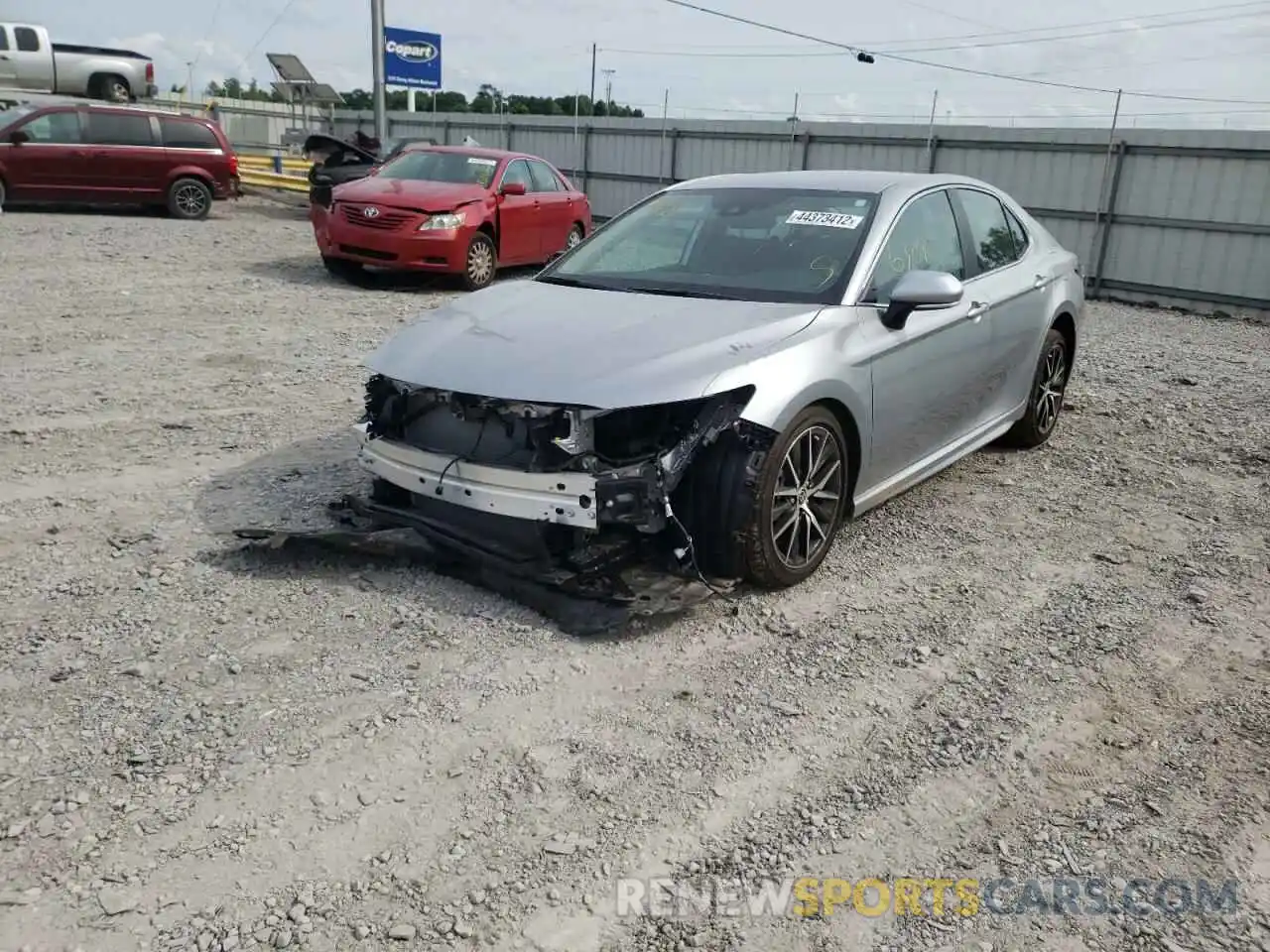 2 Photograph of a damaged car 4T1G11AK2NU655127 TOYOTA CAMRY 2022