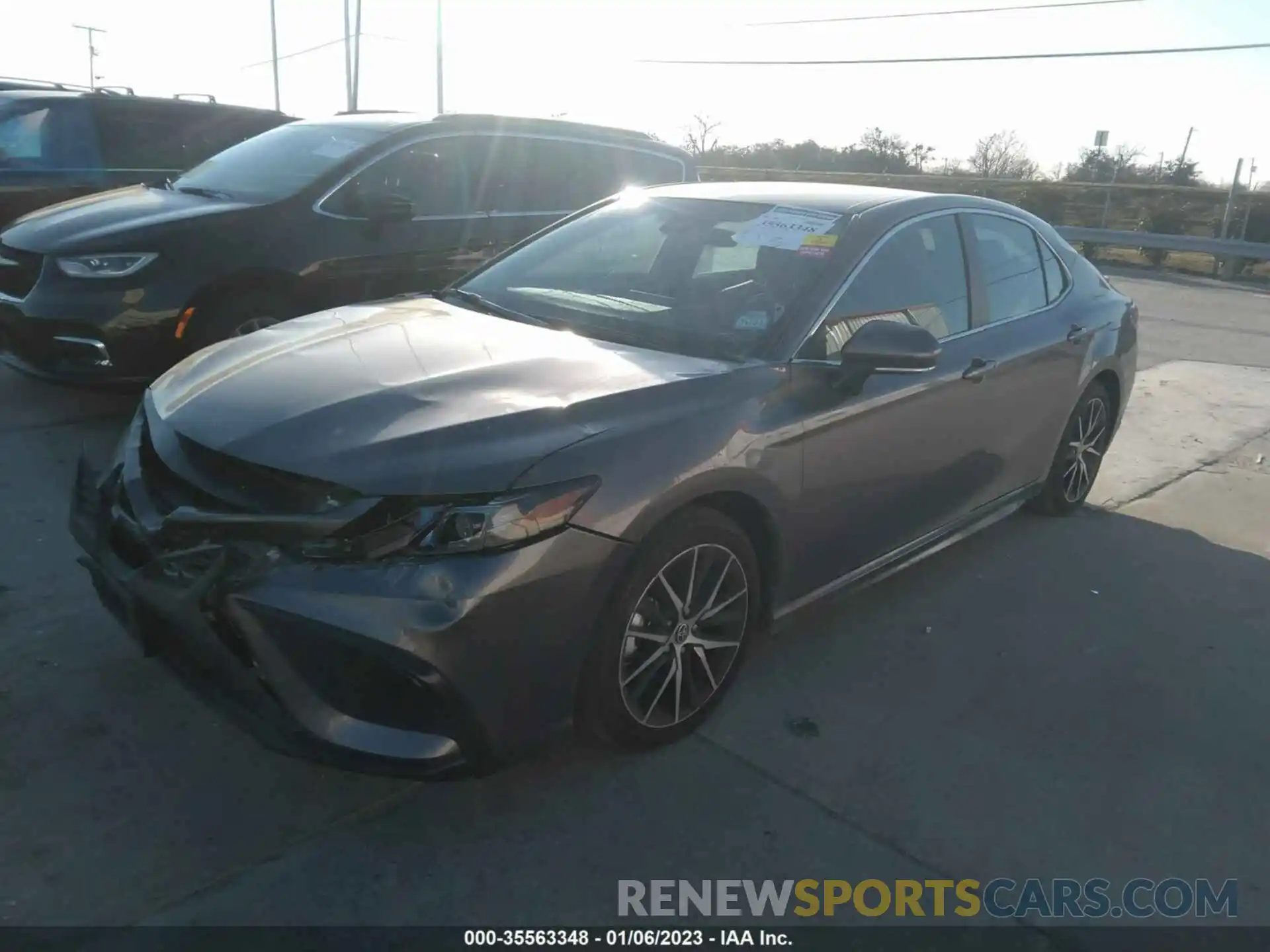 2 Photograph of a damaged car 4T1G11AK2NU665673 TOYOTA CAMRY 2022