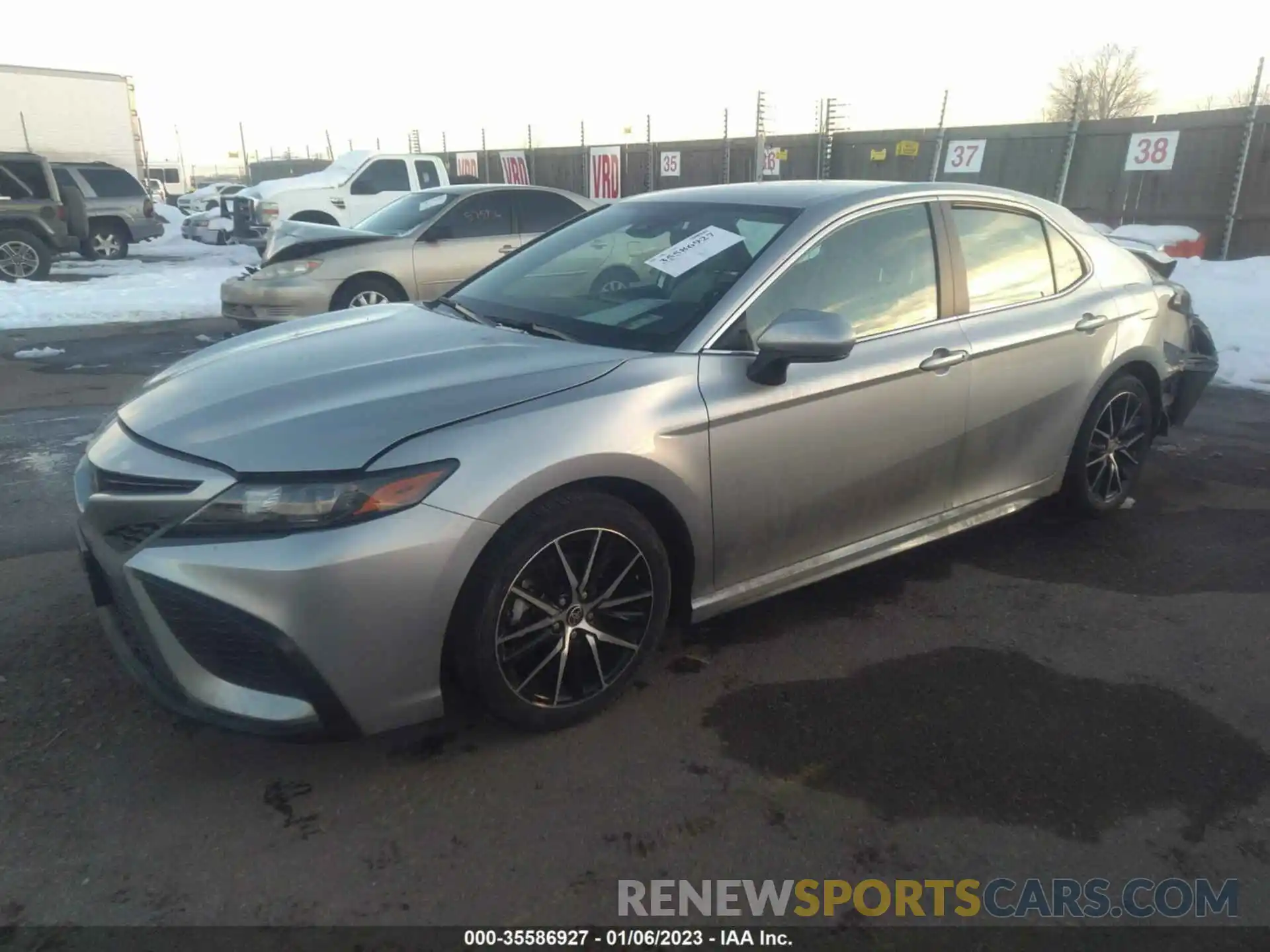 2 Photograph of a damaged car 4T1G11AK2NU693490 TOYOTA CAMRY 2022