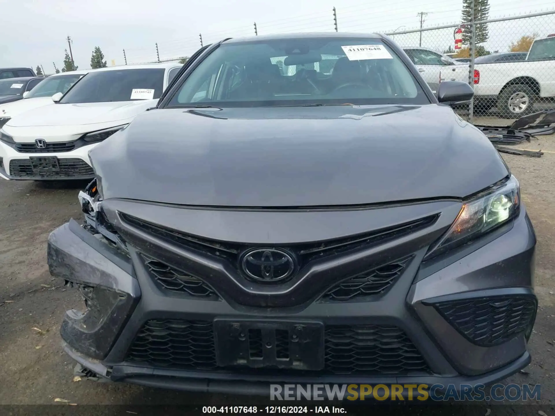 12 Photograph of a damaged car 4T1G11AK2NU707498 TOYOTA CAMRY 2022
