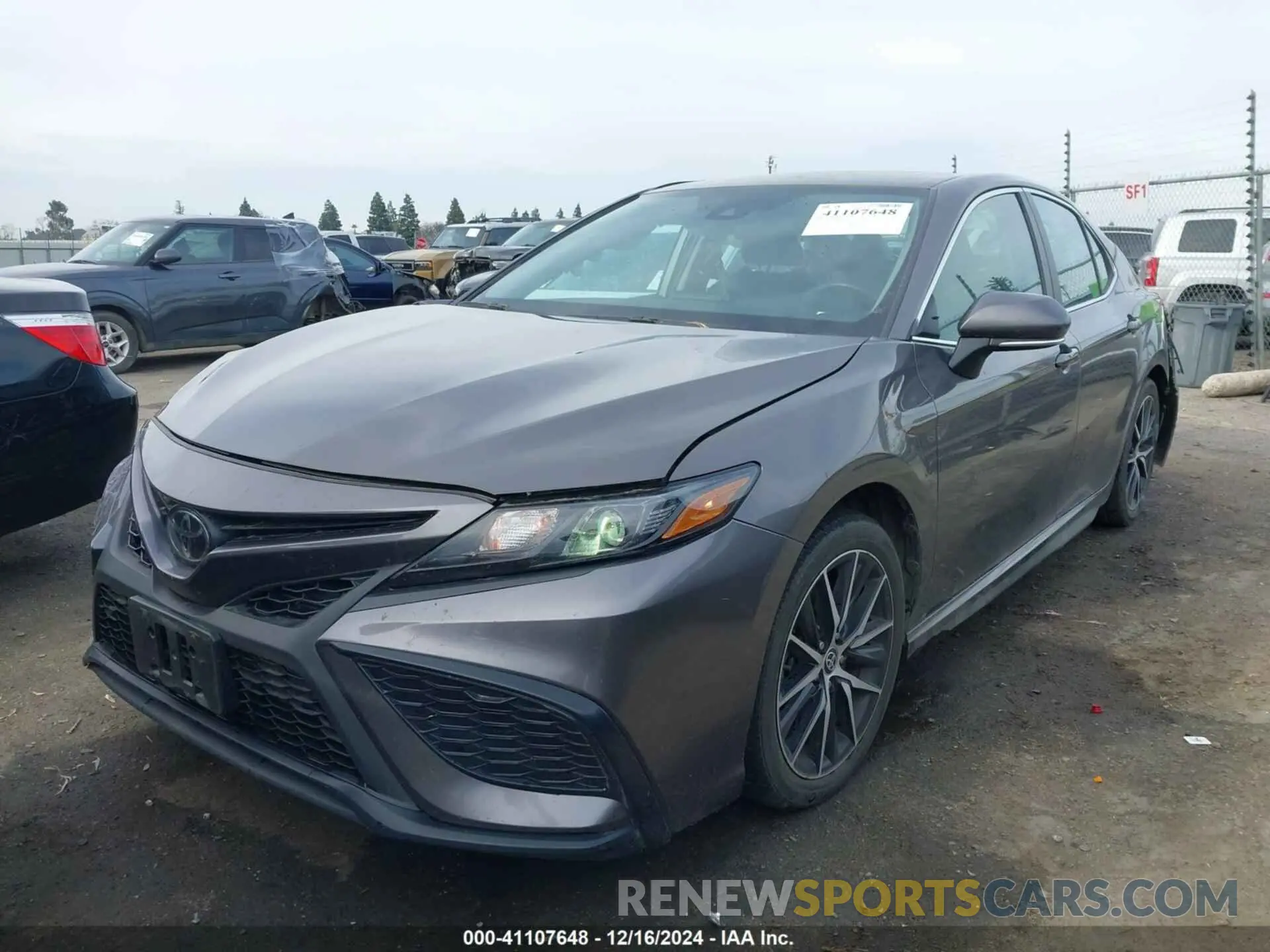 2 Photograph of a damaged car 4T1G11AK2NU707498 TOYOTA CAMRY 2022