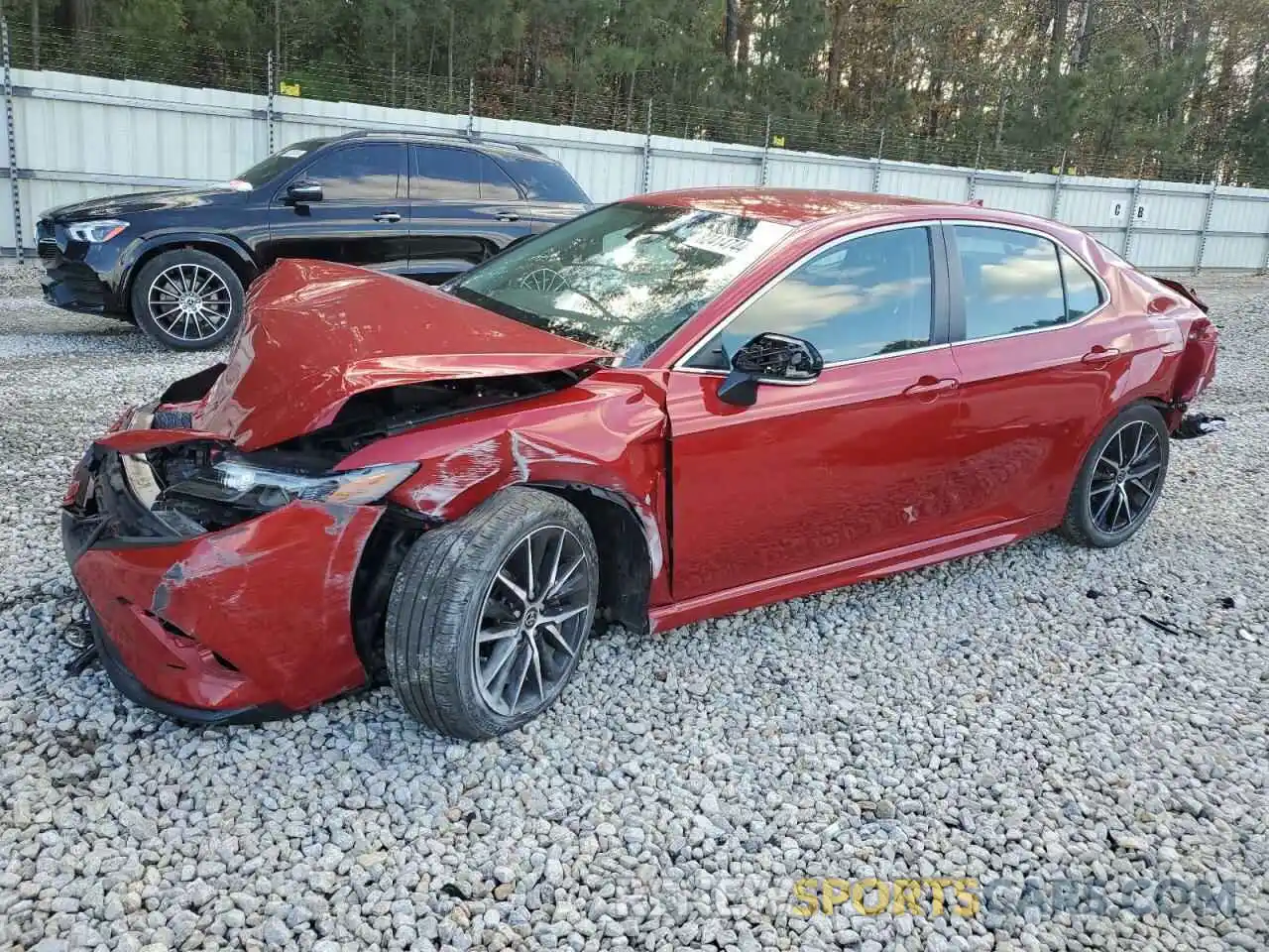 1 Photograph of a damaged car 4T1G11AK3NU019574 TOYOTA CAMRY 2022